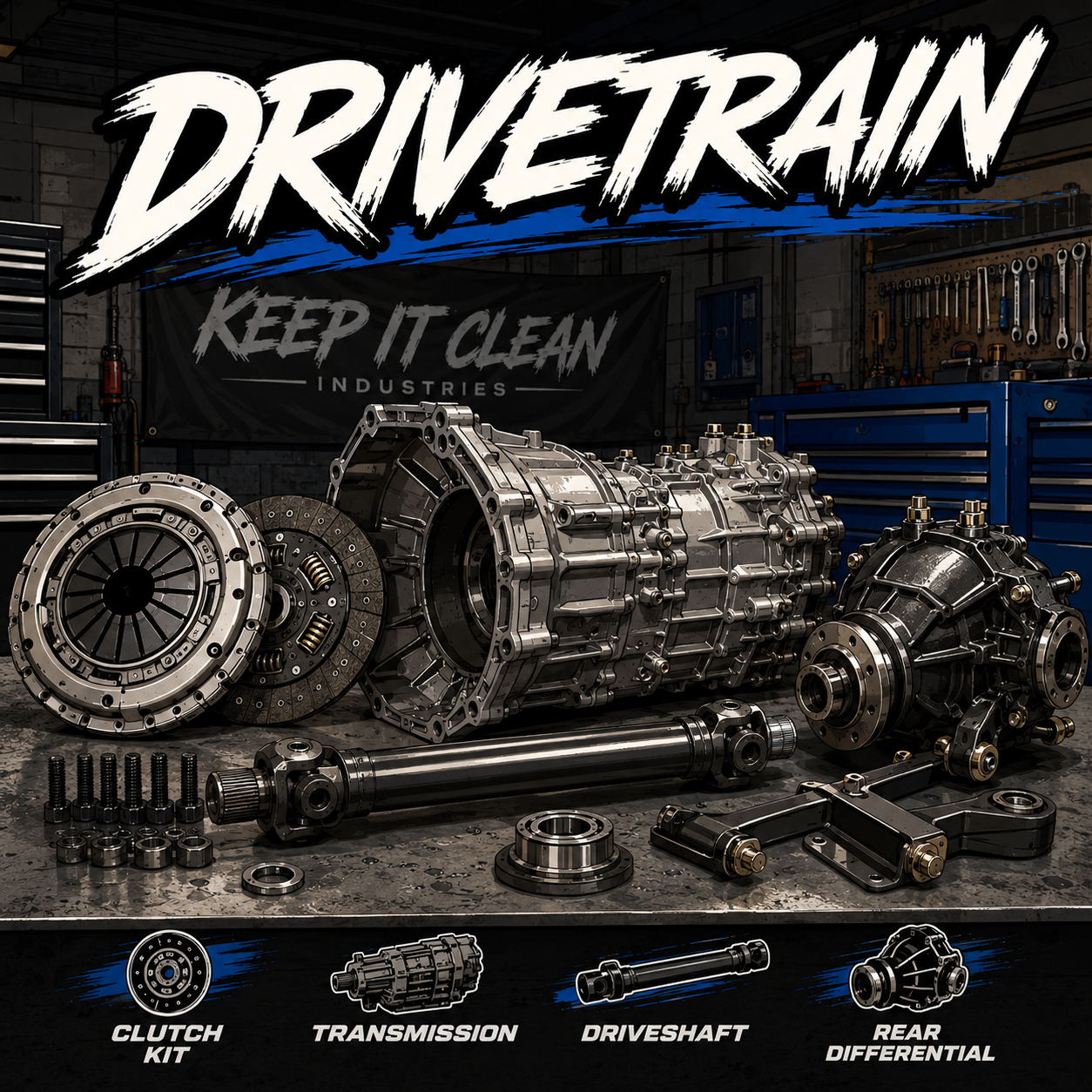 Clutch and Drivetrain