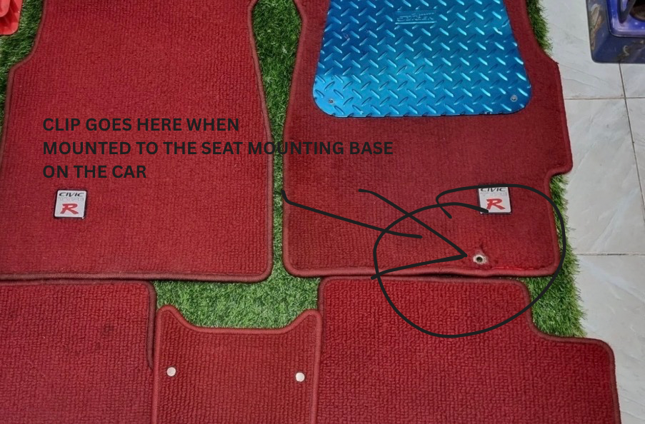 Ek9 EK4 Floor Matt mounting clip