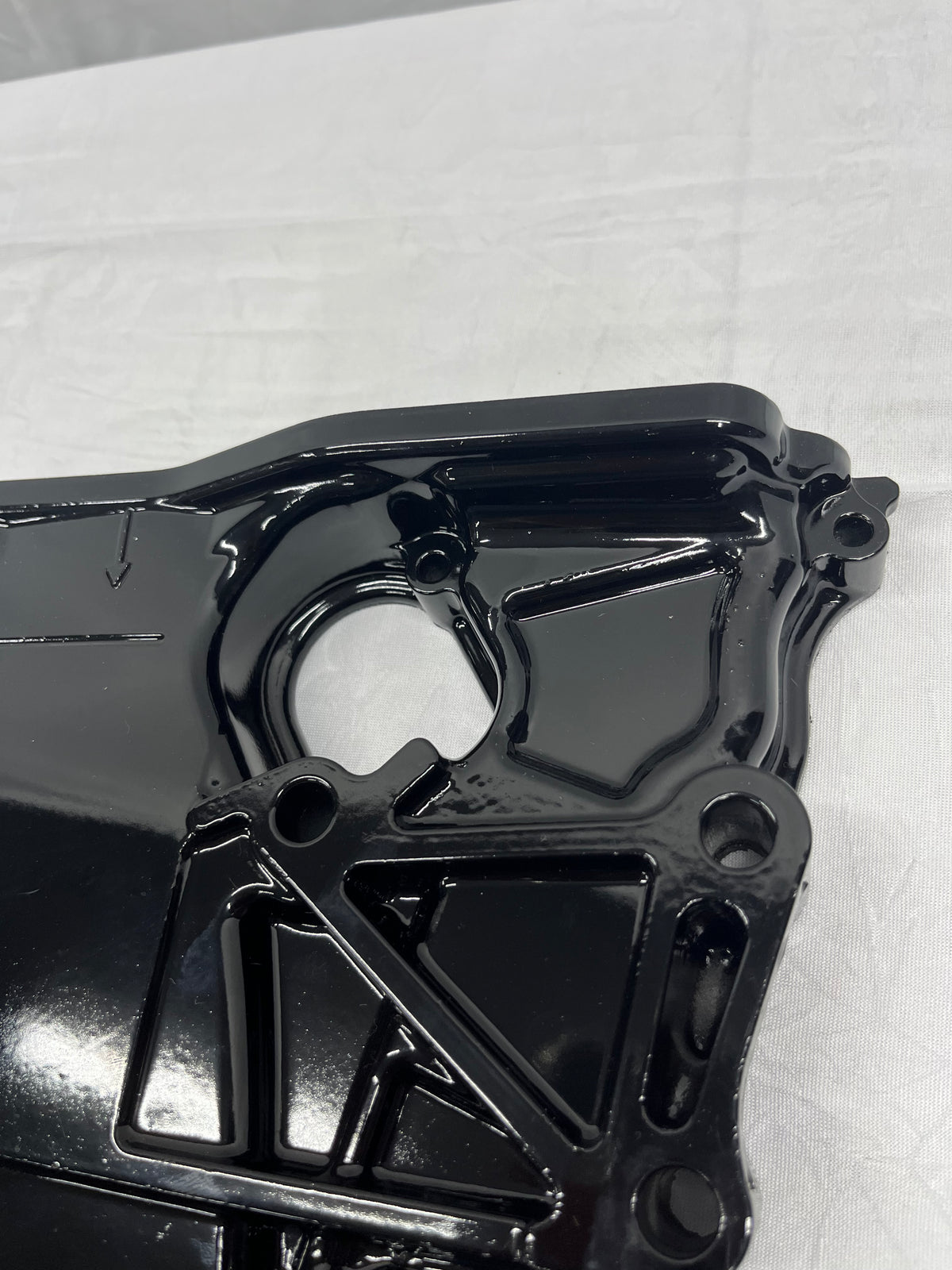 Custom Black Powder-Coated 06-11 Honda Civic Si Timing Chain Cover OEM RRA K20Z3