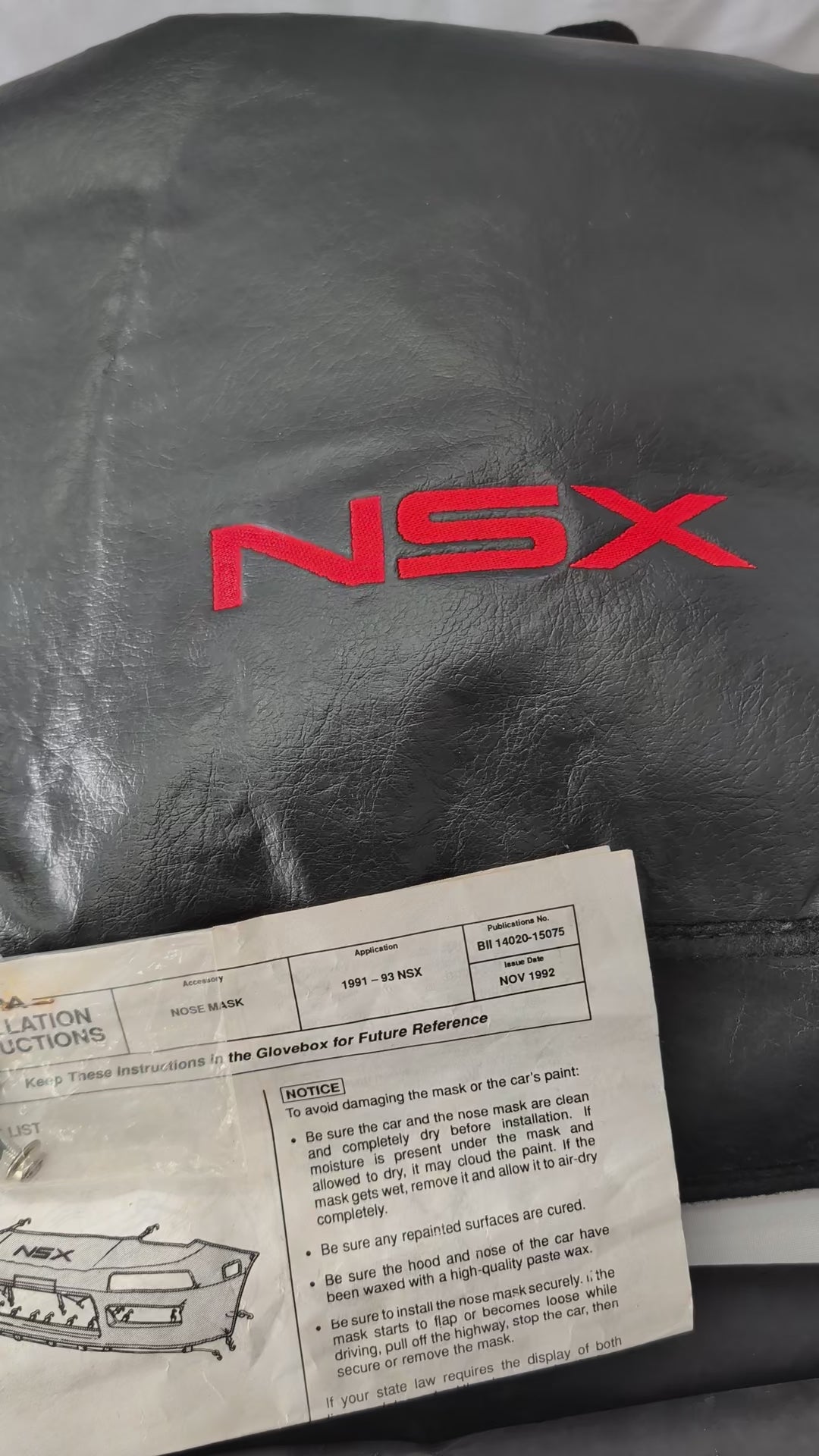 NA1 NSX NOSE MASK (RARE)
