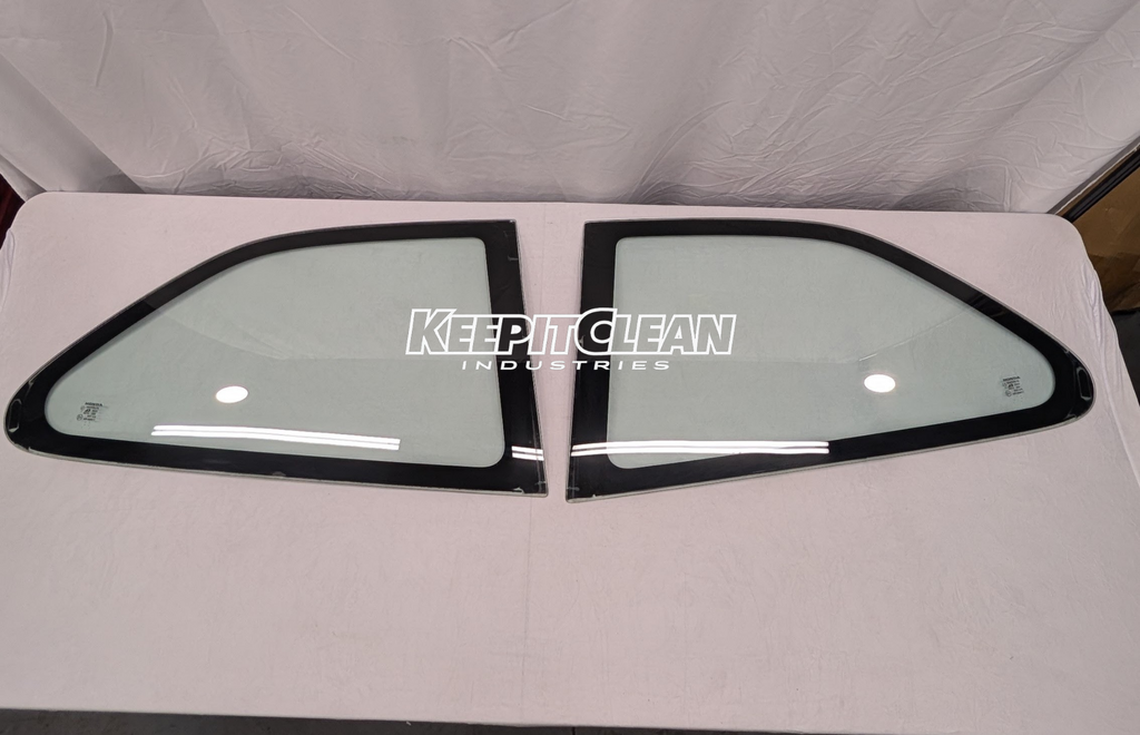 OEM Honda Civic EJ9 / EK3 / EK4 3-Door Hatchback Rear Quarter Glass –Factory Green Tint Pair