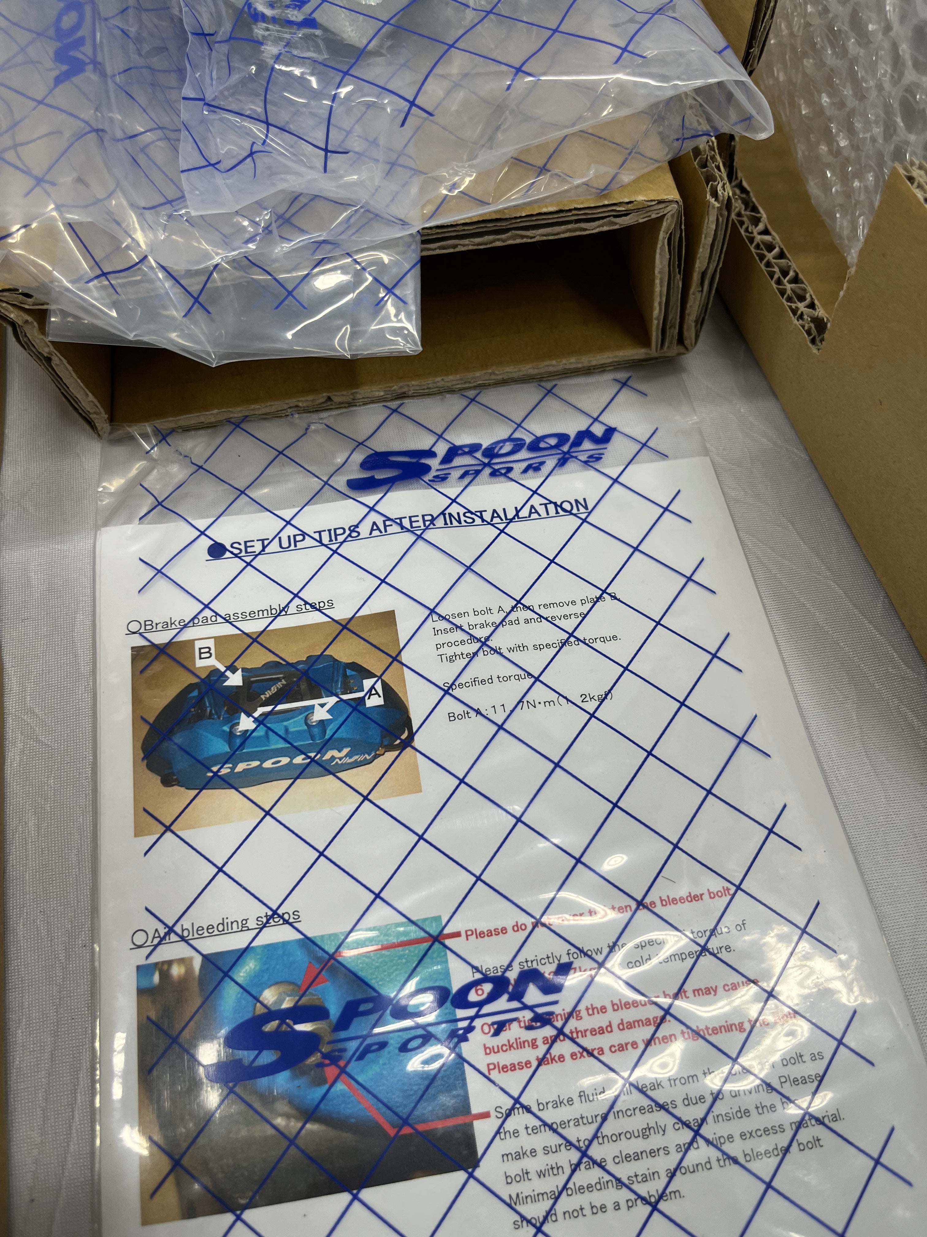 AP1 S2000 SPOON BRAKE CALIPER SET (NEW)