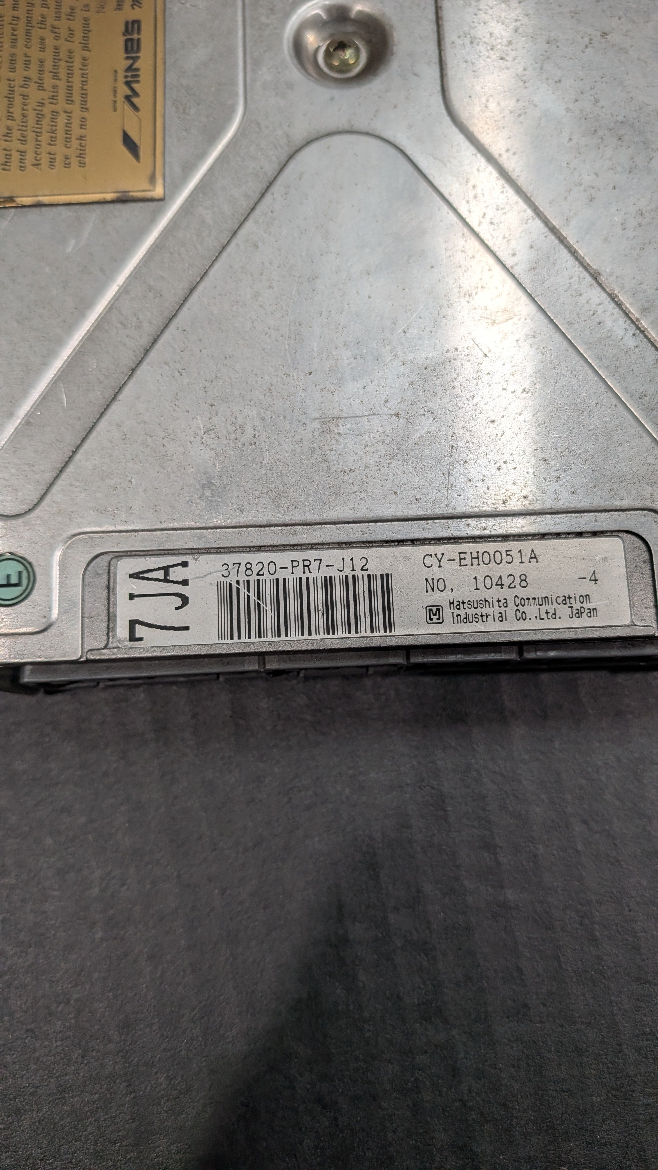Acura NSX NA1 Rare Mines ECU