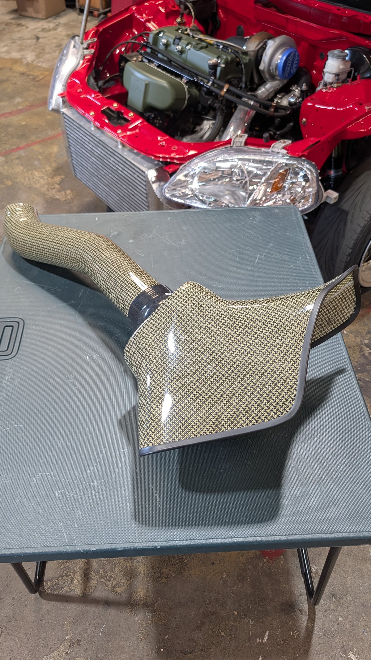 NEW EG EK CARBON KEVLAR INTAKE BOX