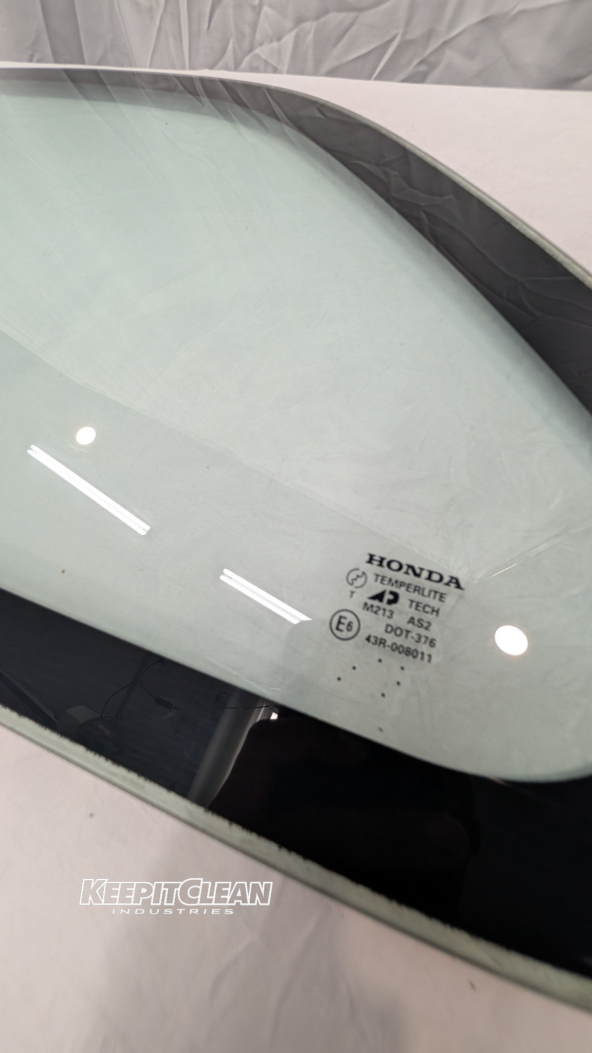 OEM Honda Civic EJ9 / EK3 / EK4 3-Door Hatchback Rear Quarter Glass –Factory Green Tint Pair